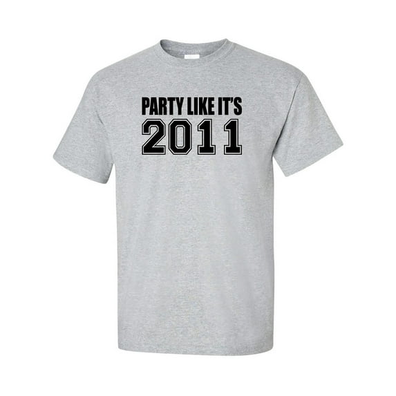 Party Like It's 2011 Adult Short Sleeve T-shirt