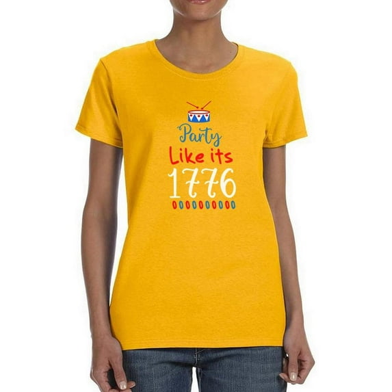 Party Like Its 1776 T-Shirt Women -Image by Shutterstock, Female x-Large
