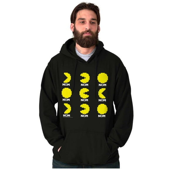 Party Like The 1980s Pac Man Hoodie Sweatshirt Women Men Brisco Brands M
