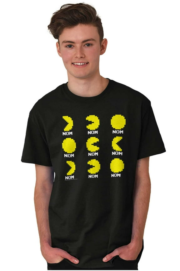 Party Like The 1980s Pac Man Men's Graphic T Shirt Tees Brisco Brands S