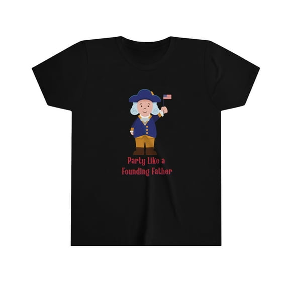 Party Like a Founding Father | Kid's 4th of July | George Washington Tee