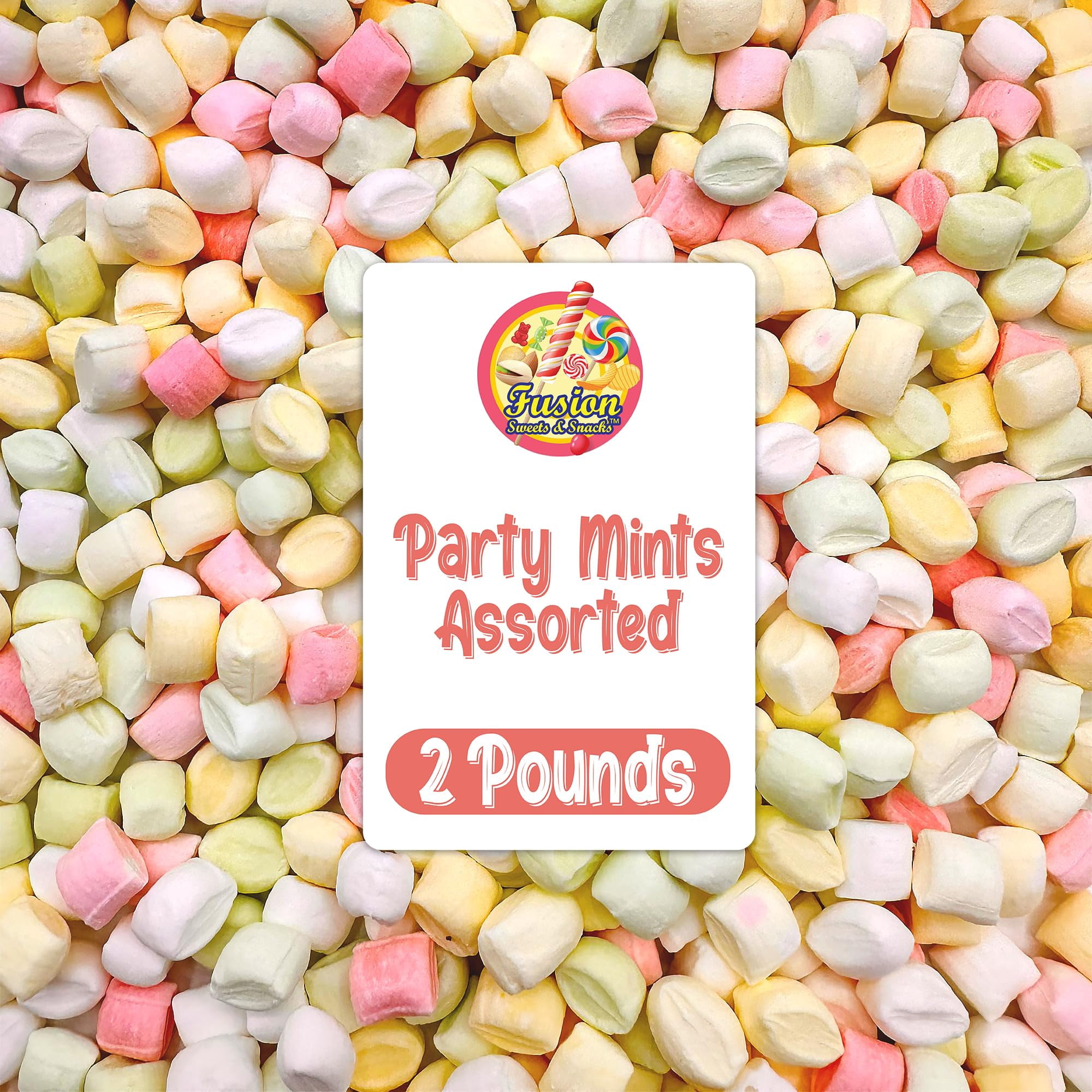 Party Mints Assorted - BCF26 Soft Butter Mints Candy with Pillow Shape ...