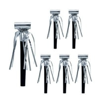 Party Noise Makers - , Gold/Silver Tassel - for New Year/Birthday, Festive Sound Blowers(6Pcs)