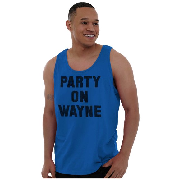 Party On Wayne Garth 1990s Plus Size Graphic Tank Top Brisco Brands 3X