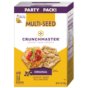 Crunchmaster Multi-Seed Original Gluten-Free crackers, Party Pack, 7 oz. Bag in Box