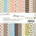 thumbnail image 1 of Party Paper Pad 6"X6" 24/Pkg-12 Designs/2 Each, 1 of 1