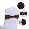 thumbnail image 1 of Party Photo Booth Props 10Pcs Hotel Wedding Banquet Chair Back Cover Decoration Bow Chair Cover Chair Streamer Elastic Strap,Brown Party Balloon, 1 of 9