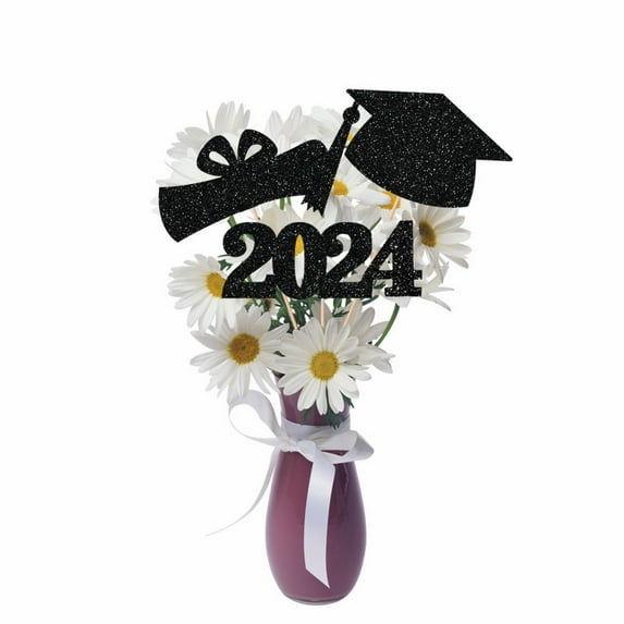 Party Photo Booth Props 2023 Graduation Party Decoration Articles Vase Plug In Season Of Graduation Decoration Props,Black Graduation Party Balloon