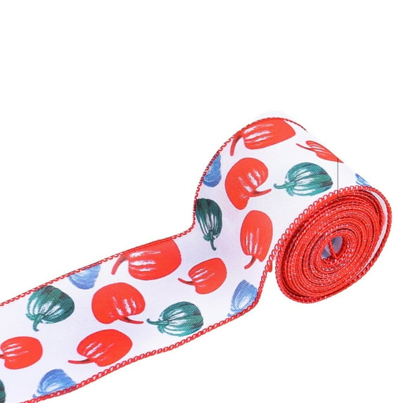 Party Photo Booth Props Autumn Theme Ribbons Wired Burlap Ribbon Fall Wired Ribbon Burlap Wired Ribbon Fall Leaves Ribbon Maple Leaves Ribbons Present Ribbon Wrapping Ribbons Gift Ribbon, Halloween Pa