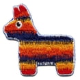 thumbnail image 1 of Party Piñata Animal Patch Houston Rainbow Baseball Colors Embroidered Iron On, 1 of 2