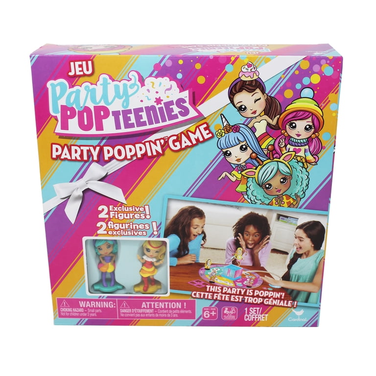 Cardinal Games Party Popteenies Flying Toy Poppers Game with 2