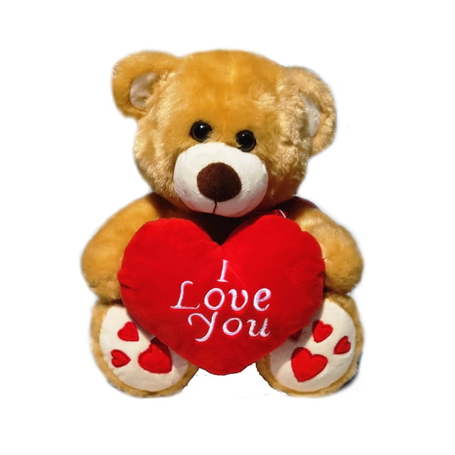 Party Pro's Teddy Bear Soft Plush Stuffed Animal Holding I Love You ...