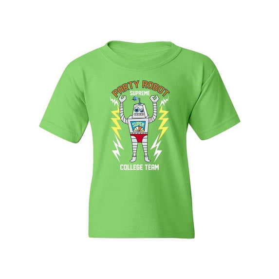 Party Robot T-Shirt Juniors -Image by Shutterstock, Medium