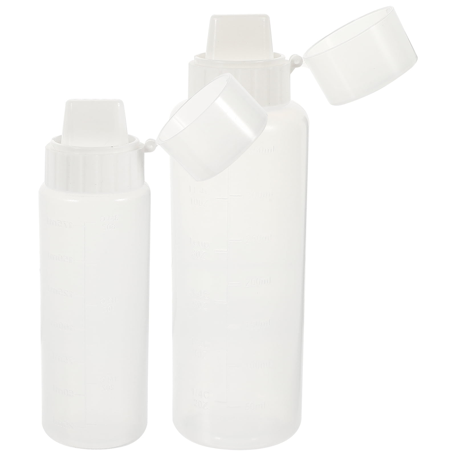 Party Salad Dressing Carafe Transparent Plastic Tomato Salsa Squeeze