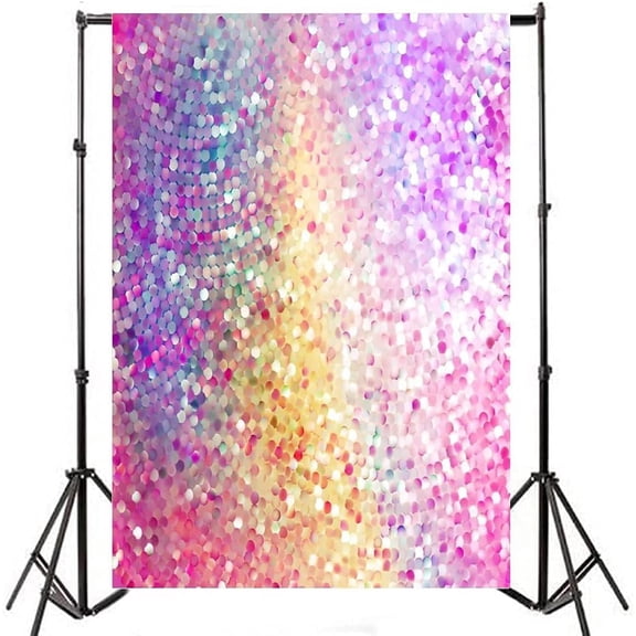 Party Sequins Backdrop Colored Glitter Decoration Photography Background Sweet Sparkles Spangly Paillette Girl Baby Artistic Photo Shoot Studio Props