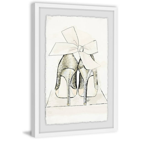 Party Shoes Framed Painting Print