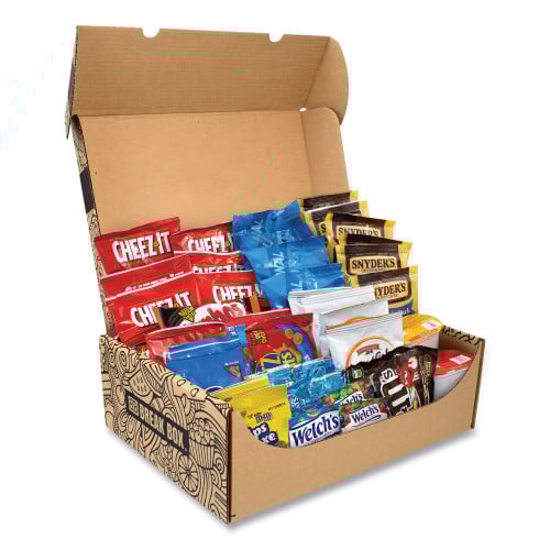 Party Snack Box, 45 Assorted Snacks, Delivered in 1-4 Business Days
