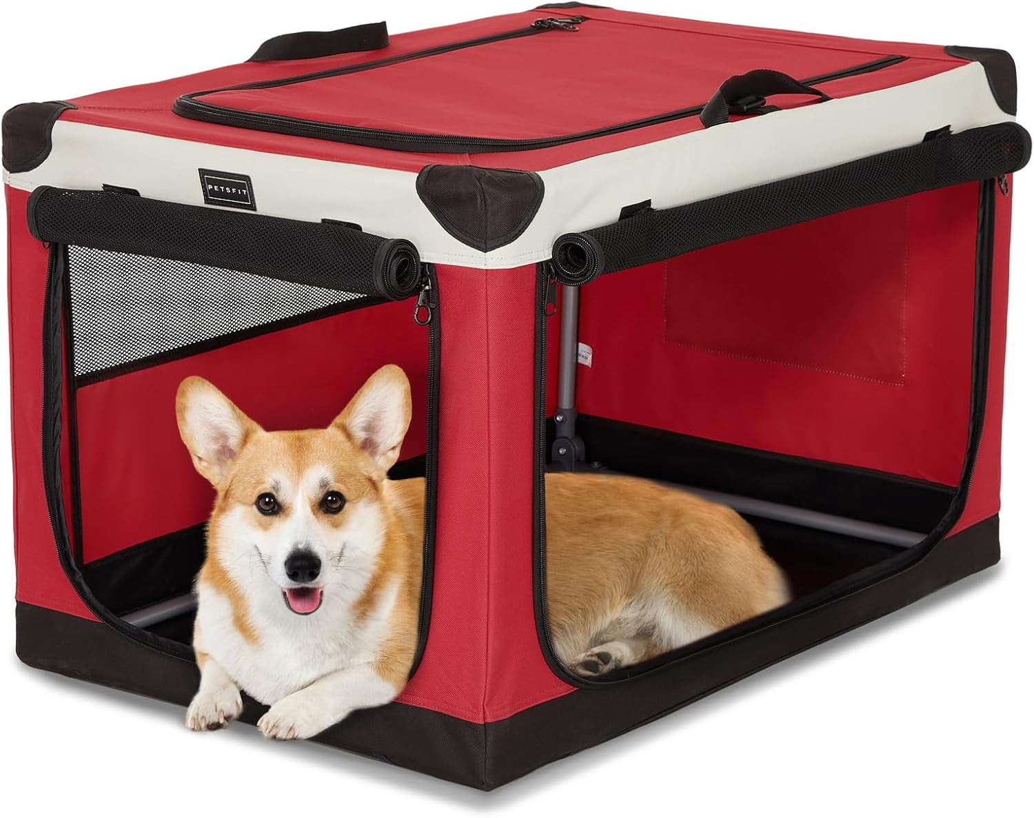 Photo inspiration: Party Soft Sided Dog Crate With Patented Adjustable Fabric Cover Photo Inspiration