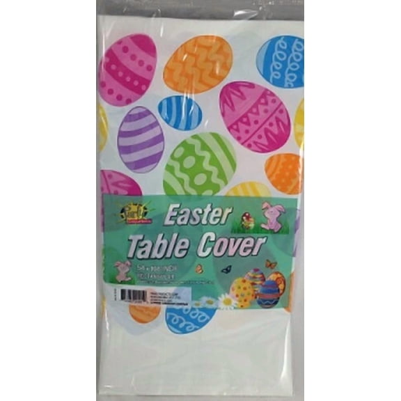 Party Solutions Easter Table Cover (54X108 Inch Rectangular)