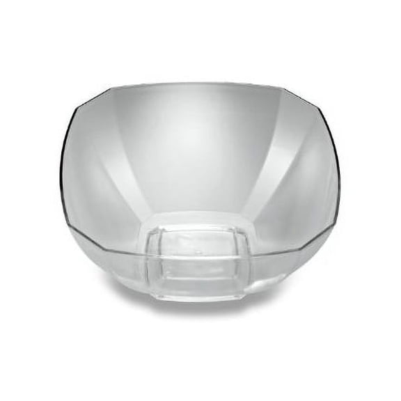 Party Source Clear Plastic 12qt Square Punch Bowl 15" x 15" x 13"
