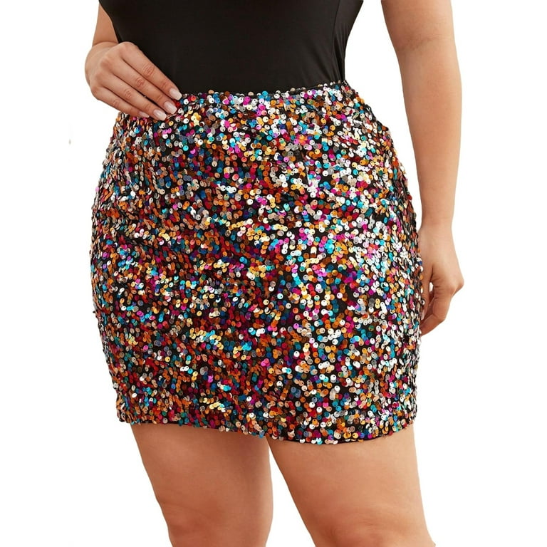 Walmart women's plus size skirts 2025