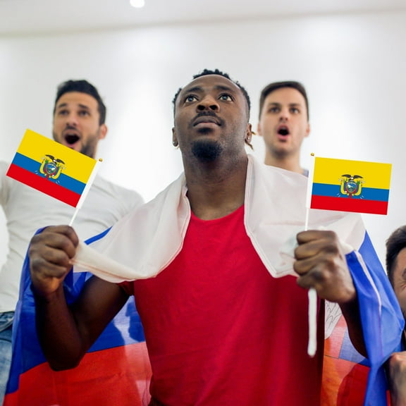 Party Supplies,5pcs Flag 20 X 28 Cm Polyester Flag Celebration Flag Small Mini Stick Flag Ball Game Party Decoration