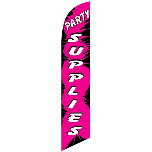 Party Supplies Feather Banner Swooper Flag -No Wind Required- Replacement FLAG ONLY