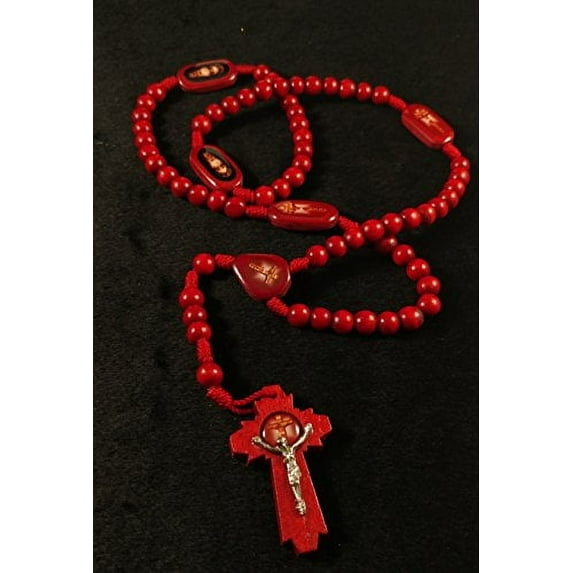 Party Supplies Most Precious Blood of Christ Rosary /// Rosario Sangre de Cristo