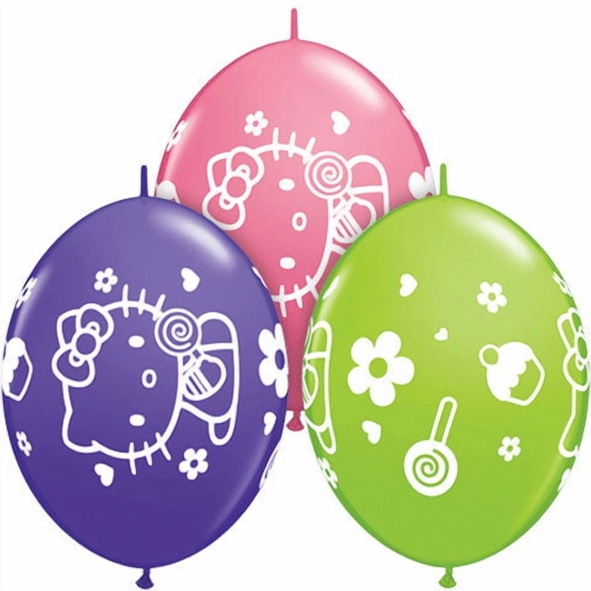 PIONEER NATIONAL LATEX Party Supplies - Pioneer Banner Balloons10 ct 12" Hello Kitty 11220