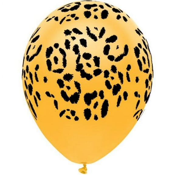 Party Supplies Pioneer Funsational Special Balloons 8 ct 12" Leopard Spots 27219