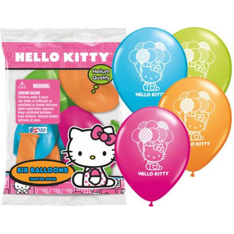 予約完売品 argue COTTON NYLON BALLOON FOODIE Pioneer Hello Kitty Themed Birthday Party Decorations - 12