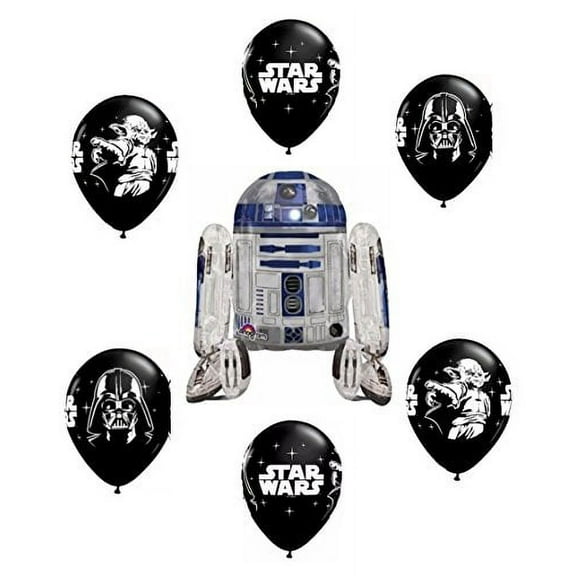 Party Supplies Star Wars R2d2 Airwalker Balloon Bouquet