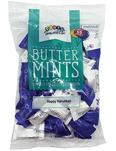 Party Sweets Holiday Themed Buttermints - 7 Oz. Bags (happy Hanukkah, 7 