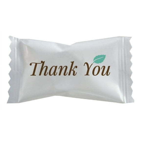 Party Sweets Thank You Buttermints by Hospitality Mints, Appx 300 Mints, 7-Ounce Bags (Pack of 6)