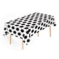 thumbnail image 1 of Party Table Cloths Disposable, Black Tablecloth, 86X52 In, Waterproof Tablecloth, Football Table Cover, Sports Birthday Party Decorations, Soccer Birthday, Soccer Party, 1 of 4