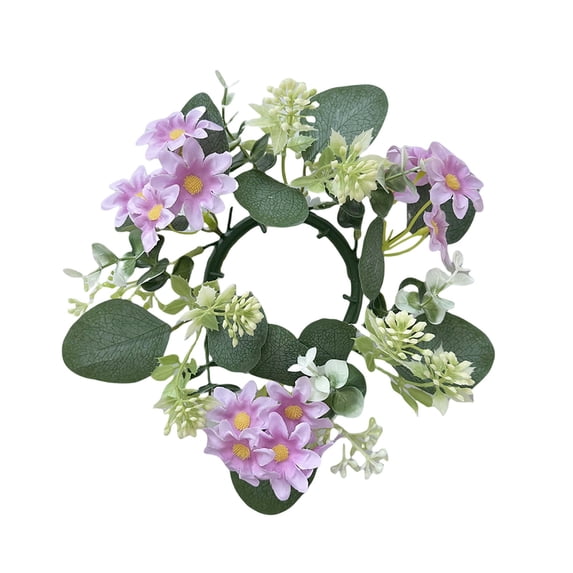 Party Tables and Chairs Set Decoration with Plastic Hydrangea Candlestick Garland for Candle Gift Set