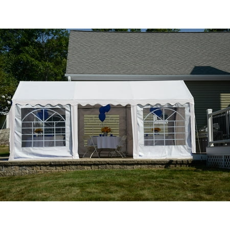 Party Tent & Enclosure Kit, 10' x 20'/3m x 6m, White