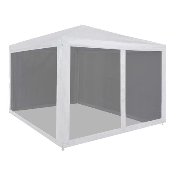9.8' x 9.8' Outdoor Canopy Sidewalls, with 4 Mesh Sidewalls