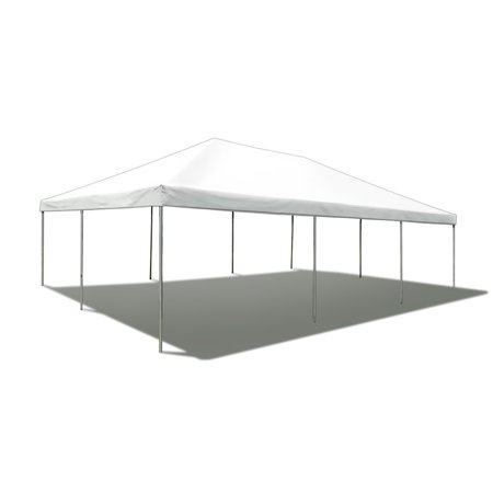 Party Tents Direct Polyethylene Weekender Frame Party Tent, White, 20 ft x 30 ft