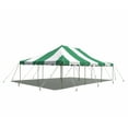 thumbnail image 1 of Party Tents Direct Weekender Pole Tent Party Canopy, 20x30 Green and White, 1 of 8