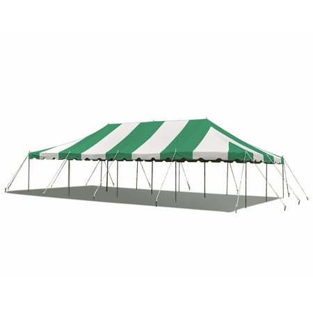 Party Tents Direct Weekender Outdoor Canopy Pole Tent, Green, 20 ft x 40 ft