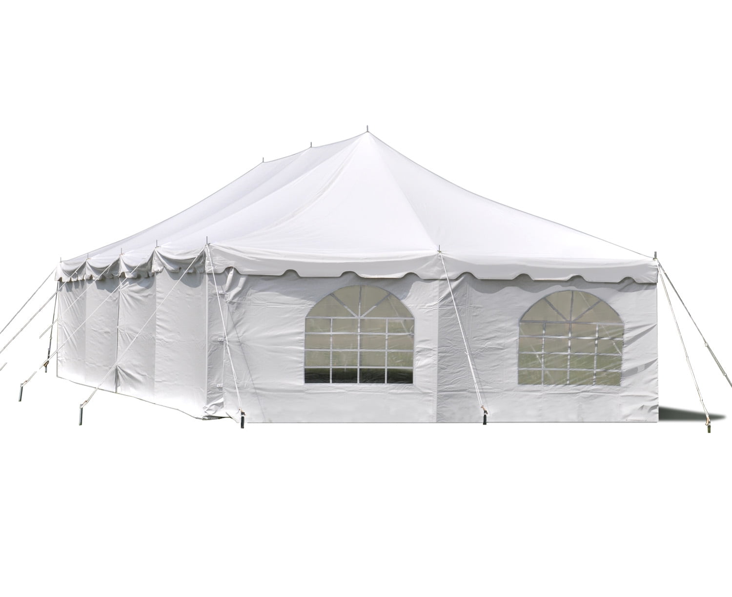 White 20' x 40' Waterproof PVC Vinyl Outdoor Event Tent