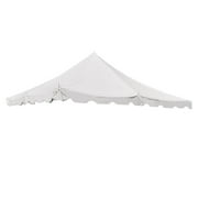 Party Tents Direct  Weekender Standard Pole Party Tent Top ONLY, White, 20' x 20'