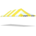 thumbnail image 1 of Party Tents Direct Weekender Standard Pole Party Tent Top ONLY, Yellow, 20' x 40', 1 of 3