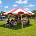 thumbnail image 1 of Party Tents Direct Weekender West Coast Frame Party Tent, Red, 20 ft x 20 ft, 1 of 8