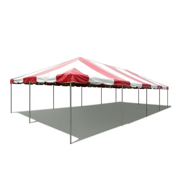 Party Tents Direct West Coast Frame Canopy Tent, Heavy Duty Steel, 20'x40' Red