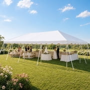 Party Tents Direct West Coast Frame Canopy Tent, Heavy Duty Steel, 20x40 White