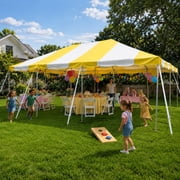 Party Tents Direct Weekender West Coast Frame Party Tent, Yellow, 20 ft x 30 ft