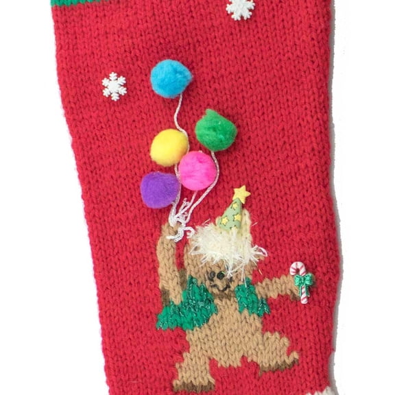Party Time Bear Christmas Stocking Kit - Red - #7023-K