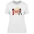 thumbnail image 1 of Party Time Dancers T-Shirt Women -Image by Shutterstock, Female 3X-Large, 1 of 2
